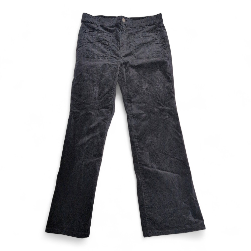 Ann Taylor Black Velvet Bootcut Pants, Size 6P